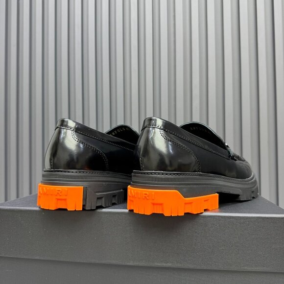 AMIRI MA SLIP ON ORANGE LOAFER - Picture 3 of 8